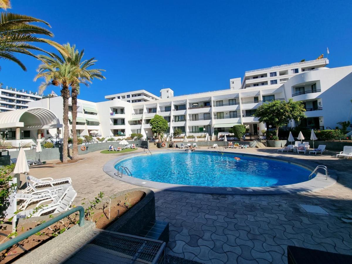 Apartment Casa Palmera Only 150 Meters To The Beach, Heated Pool, Wifi, Sat-Tv, Balcony With Poolview Arona  Exteriör bild